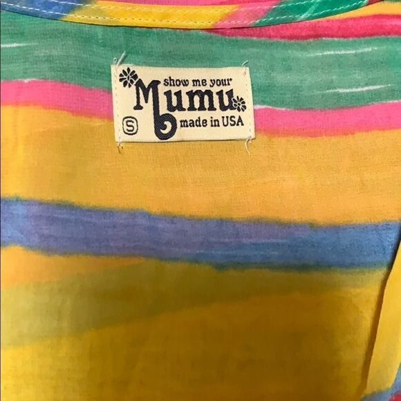 Show me your Mumu Circus Stripe Top SMALL - Picture 5 of 6